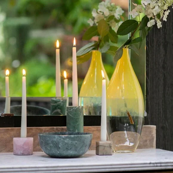 New Discontinued Joanna Buchanan Column Candlestick in Green Quartz